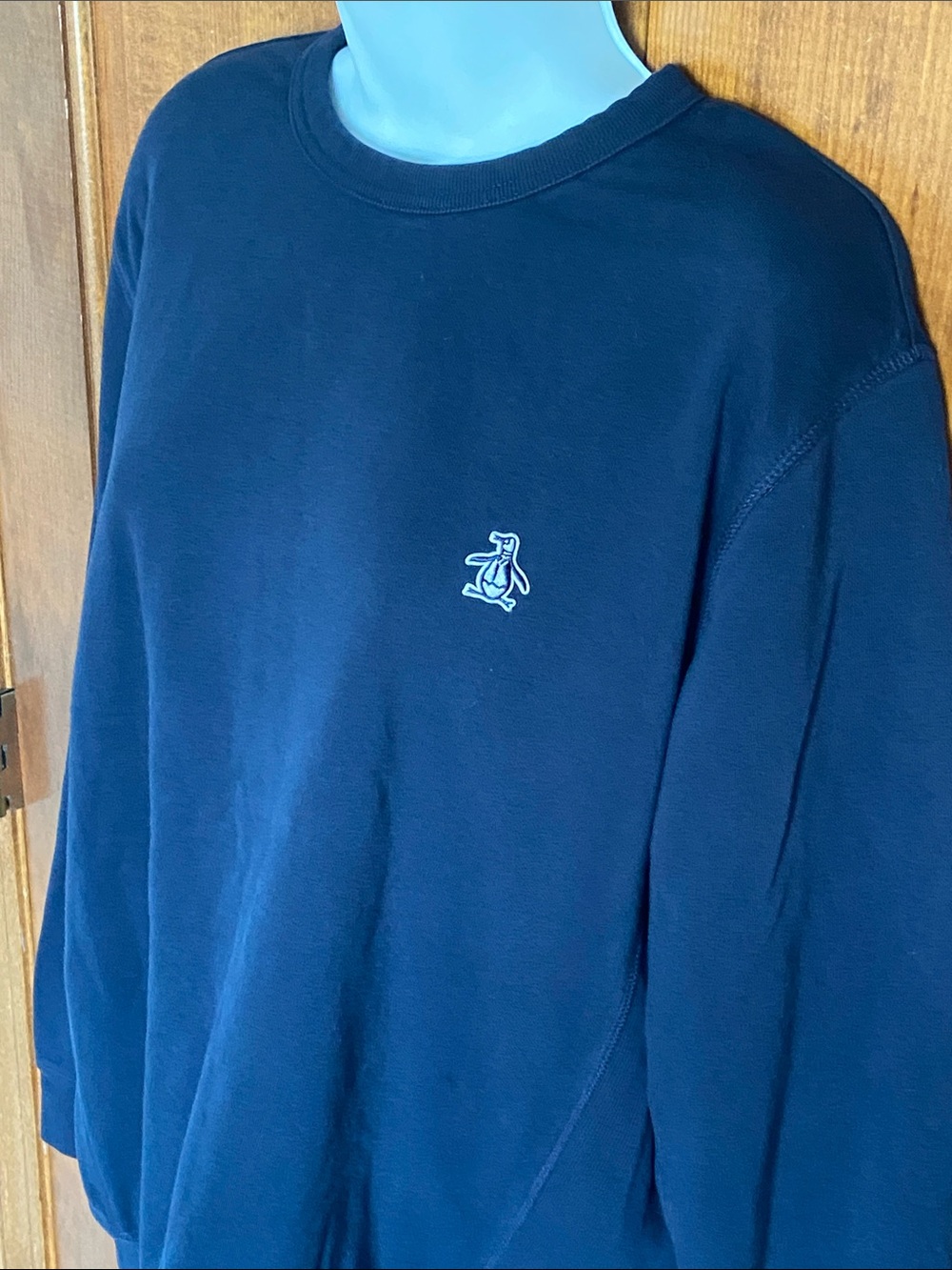 Original Penguin Sticker Pete Fleece Sweatshirt soft warm comfort Size Large - Picture 4 of 10